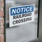 Signmission Railroad Crossing, 5 in W x Rectangle, Vinyl Decal OS-2PACK-NS-D-35-L-17973 - alternate 3